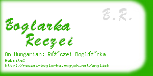 boglarka reczei business card